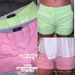 J crew summertime chino shorts!! BUNDLE
